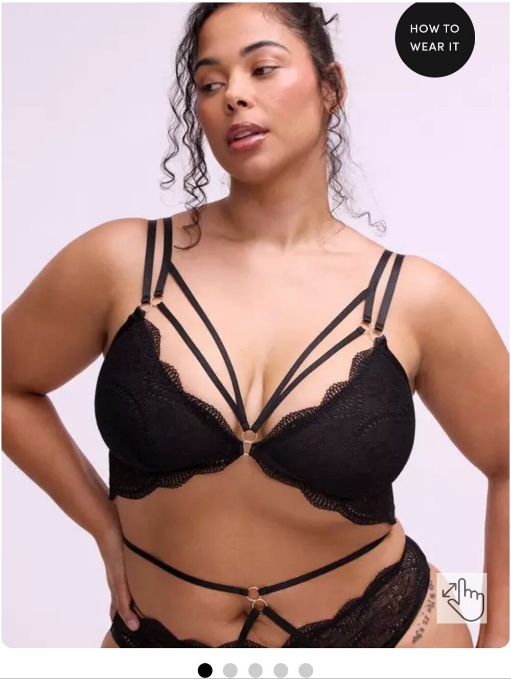 Like new 3x Strappy Wireless Lace Bralette